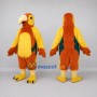 Custom Orange and Yellow Parrot Character Mascot Costume Adult Full Body Suit for Wildlife Events