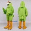 Custom Green and Yellow Parrot Character Mascot Costume Adult Full Body Suit for Wildlife Events Custom Green and Yellow Parrot Character Mascot Costume Adult Full Body Suit for Wildlife Events