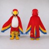 Custom Red Yellow and Blue Macaw Character Mascot Costume Adult Full Body Suit for Wildlife Events