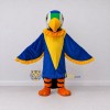 Custom Blue and Yellow Parrot Character Mascot Costume Adult Full Body Suit for Wildlife Events