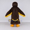 Custom Brown and Yellow Bird Character Mascot Costume Adult Full Body Suit for School Events