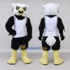 Custom Black and White Owl Character in a Jersey Mascot Costume Adult Full Body Suit for Sports Events Custom Black and White Owl Character in a Jersey Mascot Costume Adult Full Body Suit for Sports Events