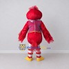 Custom Red and White Bird Character in a Vest Mascot Costume Adult Full Body Suit for Theme Parties Custom Red and White Bird Character in a Vest Mascot Costume Adult Full Body Suit for Theme Parties