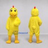 Custom Yellow and Red Chicken Character Mascot Costume Adult Full Body Suit for Farm Events