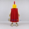 Custom Gold and Red Spartan Warrior Character Mascot Costume Adult Full Body Suit for Theme Parties Custom Gold and Red Spartan Warrior Character Mascot Costume Adult Full Body Suit for Theme Parties