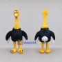 Custom Black and Yellow Ostrich Character Mascot Costume Adult Full Body Suit for Wildlife Events