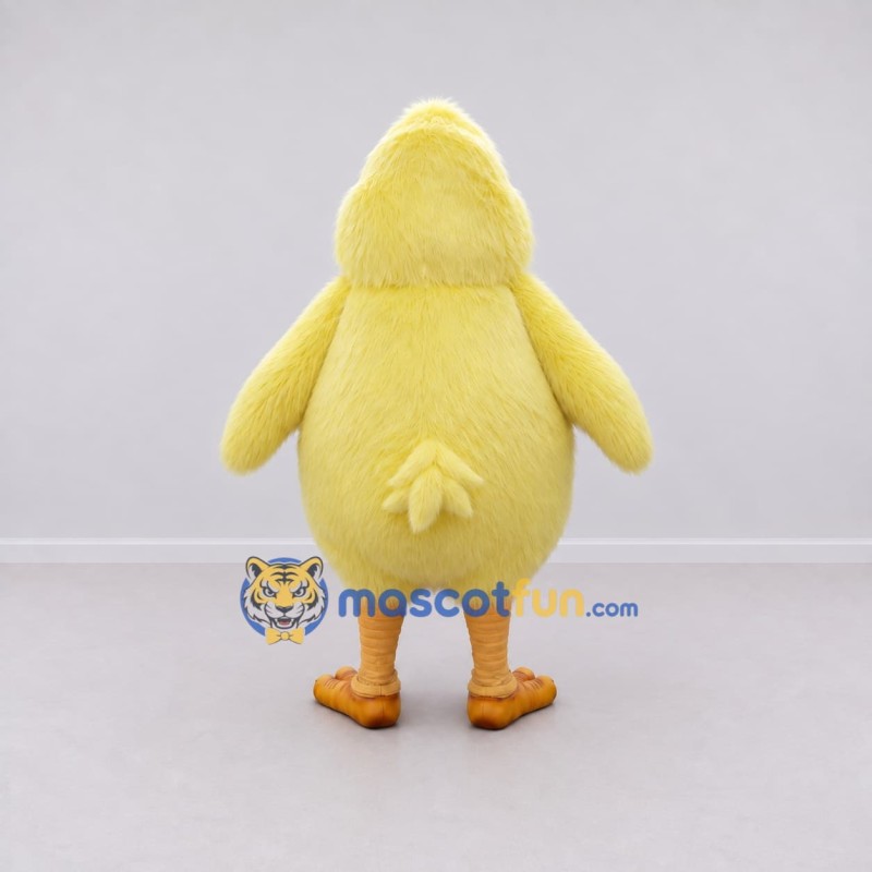 Custom Yellow and Orange Chick Character Mascot Costume Adult Full Body Suit for Farm Events Custom Yellow and Orange Chick Character Mascot Costume Adult Full Body Suit for Farm Events