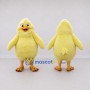 Custom Yellow and Orange Chick Character Mascot Costume Adult Full Body Suit for Farm Events