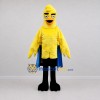 Custom Yellow and Blue Superhero Bird Character Mascot Costume Adult Full Body Suit for Theme Parties Custom Yellow and Blue Superhero Bird Character Mascot Costume Adult Full Body Suit for Theme Parties