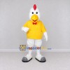 Custom White and Yellow Chicken Character in a T-Shirt Mascot Costume Adult Full Body Suit for Farm Events Custom White and Yellow Chicken Character in a T-Shirt Mascot Costume Adult Full Body Suit for Farm Events