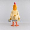 Custom Cream and Orange Chicken Character Mascot Costume Adult Full Body Suit for Farm Events Custom Cream and Orange Chicken Character Mascot Costume Adult Full Body Suit for Farm Events