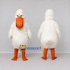 Custom White and Orange Pelican Character Mascot Costume Adult Full Body Suit for Ocean Events Custom White and Orange Pelican Character Mascot Costume Adult Full Body Suit for Ocean Events