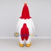 Custom White and Red Rooster Character Mascot Costume Adult Full Body Suit for Farm Events Custom White and Red Rooster Character Mascot Costume Adult Full Body Suit for Farm Events