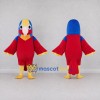 Custom Red and Blue Parrot Character Mascot Costume Adult Full Body Suit for Wildlife Events Custom Red and Blue Parrot Character Mascot Costume Adult Full Body Suit for Wildlife Events