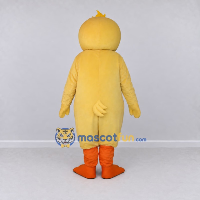 Custom Yellow and Orange Duck Character Mascot Costume Adult Full Body Suit for School Events Custom Yellow and Orange Duck Character Mascot Costume Adult Full Body Suit for School Events