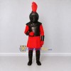 Custom Black and Red Armored Knight Character Mascot Costume Adult Full Body Suit for Theme Parties Custom Black and Red Armored Knight Character Mascot Costume Adult Full Body Suit for Theme Parties