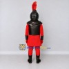 Custom Black and Red Armored Knight Character Mascot Costume Adult Full Body Suit for Theme Parties Custom Black and Red Armored Knight Character Mascot Costume Adult Full Body Suit for Theme Parties