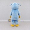 Custom Blue and Yellow Pig Character Mascot Costume Adult Full Body Suit for Farm Events Custom Blue and Yellow Pig Character Mascot Costume Adult Full Body Suit for Farm Events