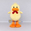 Custom Cream and Orange Duckling Character with a Bow Tie Mascot Costume Adult Full Body Suit for School Events