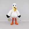 Custom White and Yellow Seabird Character Mascot Costume Adult Full Body Suit for Ocean Events Custom White and Yellow Seabird Character Mascot Costume Adult Full Body Suit for Ocean Events