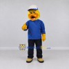 Custom Yellow and Blue Duck Character in Casual Clothes Mascot Costume Adult Full Body Suit for School Events Custom Yellow and Blue Duck Character in Casual Clothes Mascot Costume Adult Full Body Suit for School Events