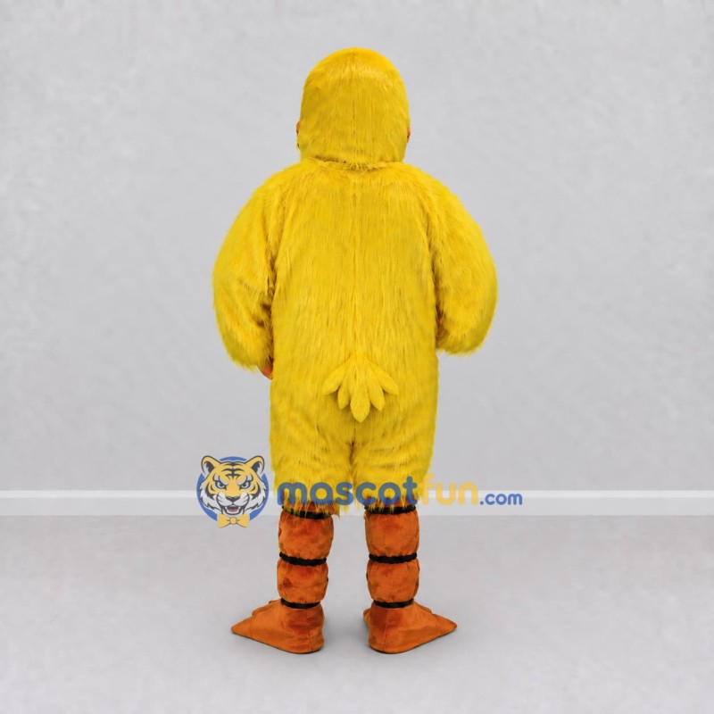 Custom Yellow and Orange Duck Character Mascot Costume Adult Full Body Suit for School Events Custom Yellow and Orange Duck Character Mascot Costume Adult Full Body Suit for School Events