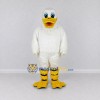 Custom White and Yellow Duck Character Mascot Costume Adult Full Body Suit for Farm Events Custom White and Yellow Duck Character Mascot Costume Adult Full Body Suit for Farm Events