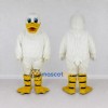 Custom White and Yellow Duck Character Mascot Costume Adult Full Body Suit for Farm Events Custom White and Yellow Duck Character Mascot Costume Adult Full Body Suit for Farm Events