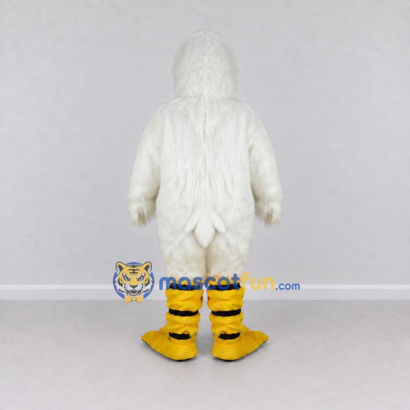 Custom White and Yellow Duck Character Mascot Costume Adult Full Body Suit for Farm Events Custom White and Yellow Duck Character Mascot Costume Adult Full Body Suit for Farm Events