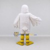 Custom White and Yellow Duck Character Mascot Costume Adult Full Body Suit for Farm Events