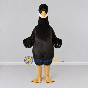 Custom Black and Yellow Goose Character Mascot Costume Adult Full Body Suit for Wildlife Events Custom Black and Yellow Goose Character Mascot Costume Adult Full Body Suit for Wildlife Events