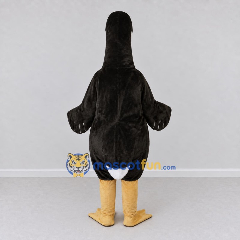 Custom Black and Yellow Goose Character Mascot Costume Adult Full Body Suit for Wildlife Events Custom Black and Yellow Goose Character Mascot Costume Adult Full Body Suit for Wildlife Events