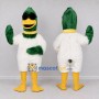 Custom Green and White Duck Character with Sunglasses Mascot Costume Adult Full Body Suit for Summer Events