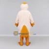 Custom Cream and Yellow Pelican Character Mascot Costume Adult Full Body Suit for Ocean Events