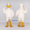 Custom White and Yellow Duck Character Mascot Costume Adult Full Body Suit for Farm Events Custom White and Yellow Duck Character Mascot Costume Adult Full Body Suit for Farm Events