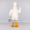 Custom White and Yellow Duck Character Mascot Costume Adult Full Body Suit for Farm Events Custom White and Yellow Duck Character Mascot Costume Adult Full Body Suit for Farm Events