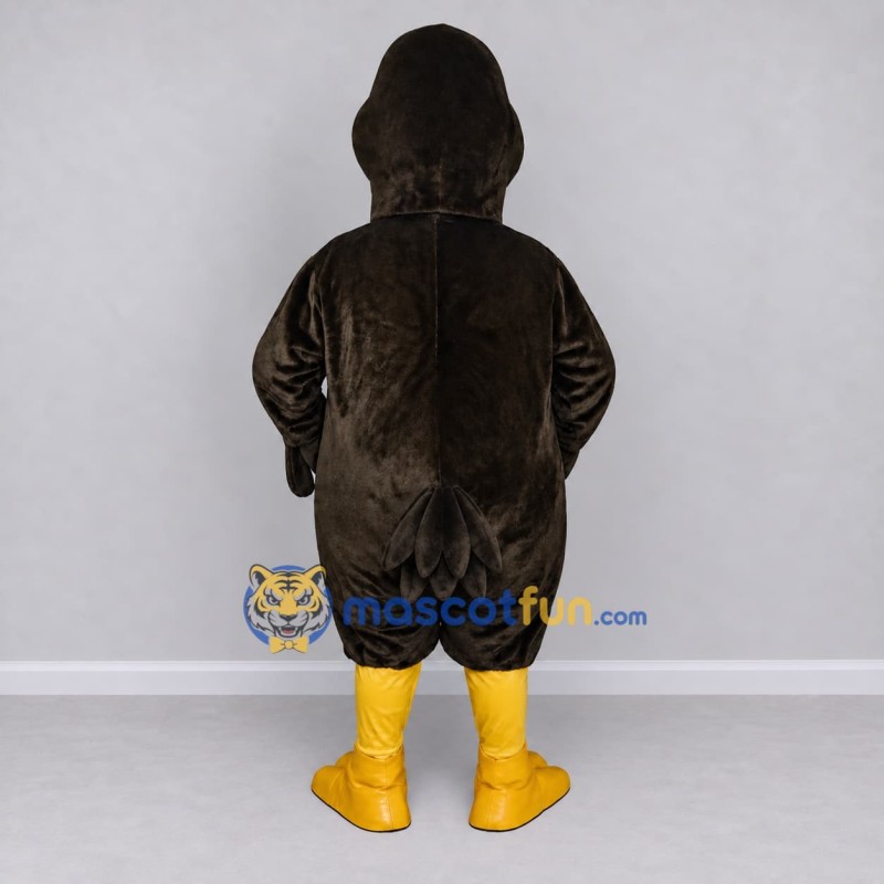 Custom Black and Yellow Bird Character Mascot Costume Adult Full Body Suit for School Events Custom Black and Yellow Bird Character Mascot Costume Adult Full Body Suit for School Events