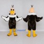 Custom Black and Cream Vulture Character Mascot Costume Adult Full Body Suit for Wildlife Events