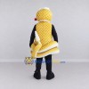 Custom Yellow and White Rattlesnake Character Mascot Costume Adult Full Body Suit for Wildlife Events Custom Yellow and White Rattlesnake Character Mascot Costume Adult Full Body Suit for Wildlife Events