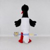 Custom Black and White Stork Character with a Bow Tie Mascot Costume Adult Full Body Suit for Theme Parties Custom Black and White Stork Character with a Bow Tie Mascot Costume Adult Full Body Suit for Theme Parties