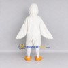 Custom White and Orange Bird Character Mascot Costume Adult Full Body Suit for School Events Custom White and Orange Bird Character Mascot Costume Adult Full Body Suit for School Events