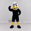 Custom Black and White Eagle Character Mascot Costume Adult Full Body Suit for Sports Events Custom Black and White Eagle Character Mascot Costume Adult Full Body Suit for Sports Events