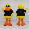 Custom Yellow and Black Duck Character in a T-Shirt Mascot Costume Adult Full Body Suit for School Events Custom Yellow and Black Duck Character in a T-Shirt Mascot Costume Adult Full Body Suit for School Events