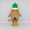 Custom Green and Tan Mallard Duck Character Mascot Costume Adult Full Body Suit for Wildlife Events