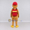 Custom Tan and Yellow Duck Character with a Backpack Mascot Costume Adult Full Body Suit for School Events Custom Tan and Yellow Duck Character with a Backpack Mascot Costume Adult Full Body Suit for School Events
