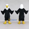 Custom Black and White Bald Eagle Character Mascot Costume Adult Full Body Suit for Sports Events Custom Black and White Bald Eagle Character Mascot Costume Adult Full Body Suit for Sports Events