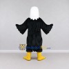Custom Black and White Bald Eagle Character Mascot Costume Adult Full Body Suit for Sports Events Custom Black and White Bald Eagle Character Mascot Costume Adult Full Body Suit for Sports Events