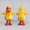 Custom Yellow and Red Duck Character with a Star Eye Patch Mascot Costume Adult Full Body Suit for Theme Parties