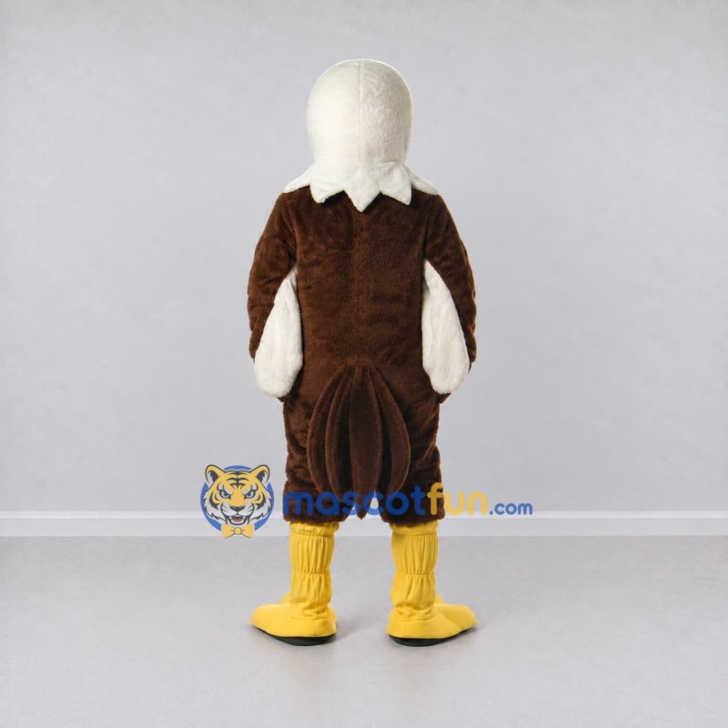 Custom Brown and White Eagle Character Mascot Costume Adult Full Body Suit for Sports Events Custom Brown and White Eagle Character Mascot Costume Adult Full Body Suit for Sports Events
