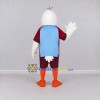 Custom White and Blue Bird Character in Sportswear Mascot Costume Adult Full Body Suit for Sports Events Custom White and Blue Bird Character in Sportswear Mascot Costume Adult Full Body Suit for Sports Events